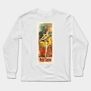 MUSEE GREVIN Back Stage at the Opera by Jules Cheret 1891 Vintage Theater Wall Art Long Sleeve T-Shirt